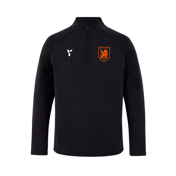 Bristol & West HC - Fugi Quarter Zip Unisex Black Melange