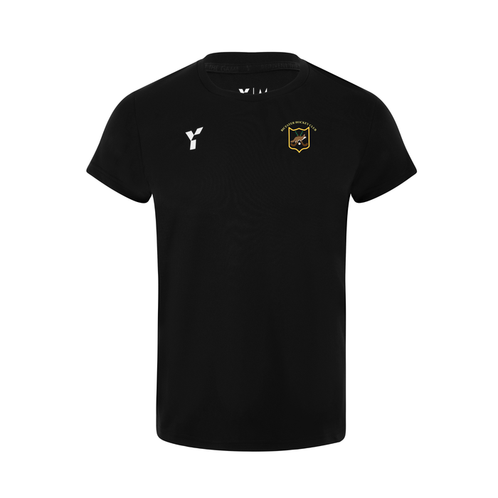 Bicester HC - Junior Short Sleeve Training Top Unisex Black