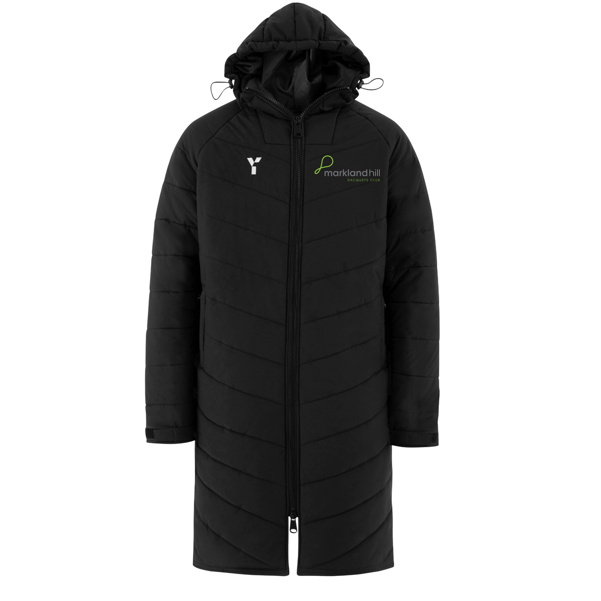 Markland Hill Racquets Club - Coach Bench Jacket Unisex Black