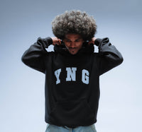 YNG Relaxed Fit Hoody Unisex (Black)