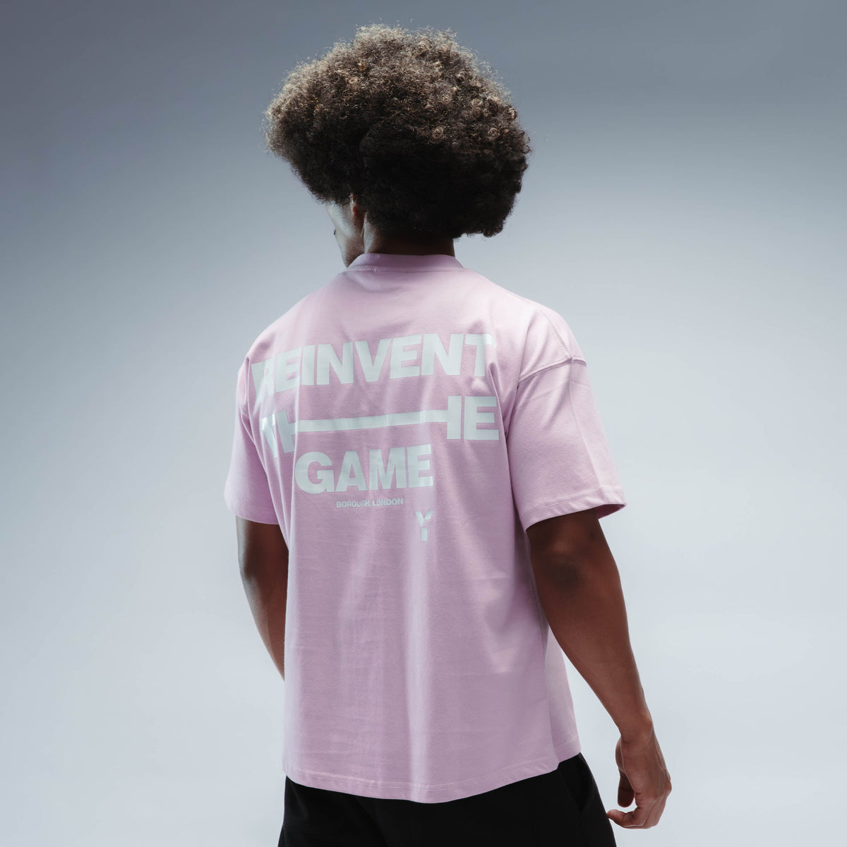 Y1 Padel Reinvent The Game Boxy Tee Short Sleeve Unisex (Pink)