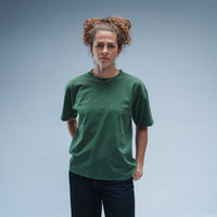 Invisible Y Boxy Tee Short Sleeve Unisex (Washed Green)