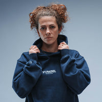 Y1 Padel Reinvent The Game Relaxed Fit Hoody Unisex (Washed Navy)