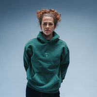 Invisible Y Relaxed Fit Hoody Unisex (Washed Forest Green)