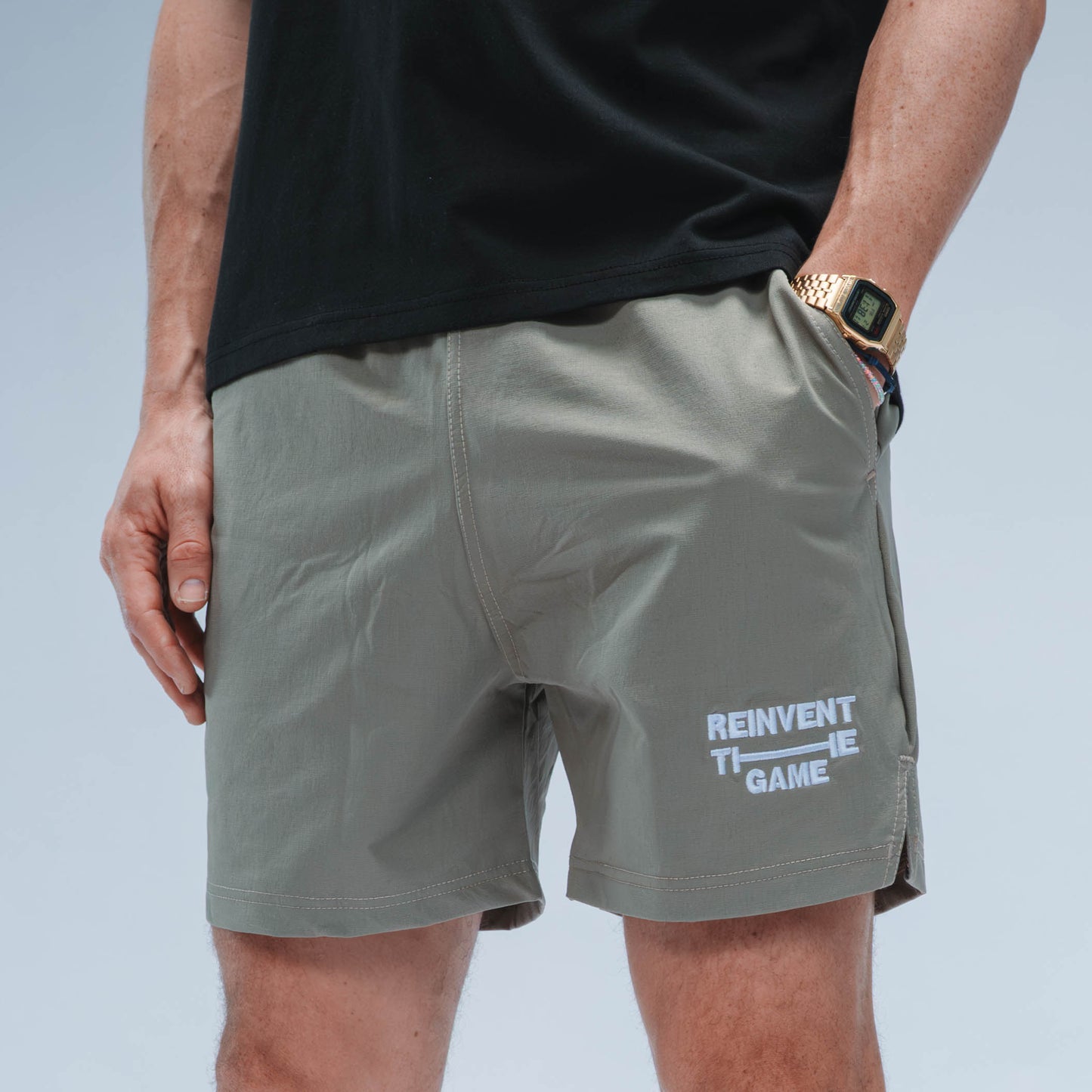 BF25 Padel Stretch Shorts (Beige)