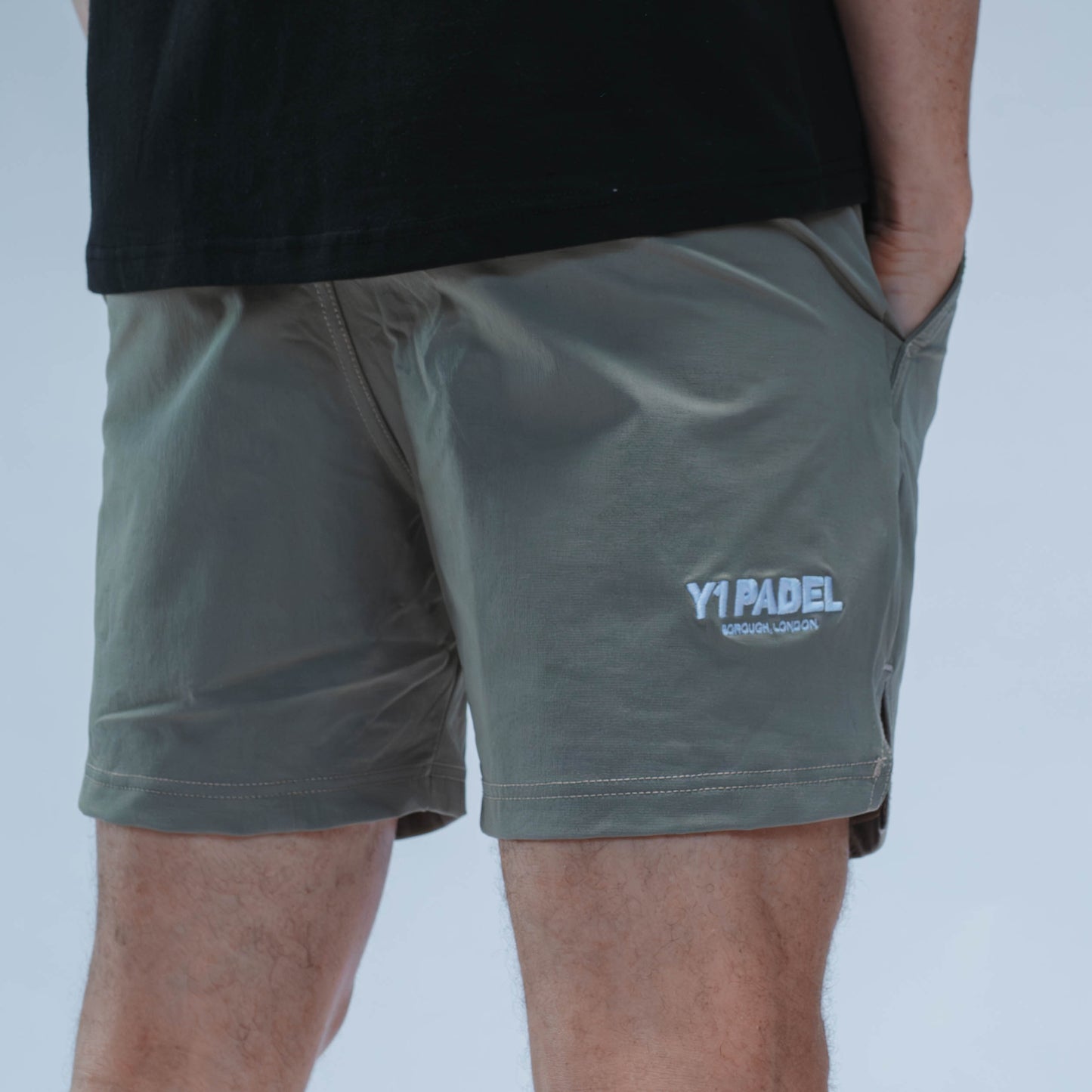 BF25 Padel Stretch Shorts (Beige)