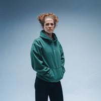 Invisible Y Relaxed Fit Hoody Unisex (Washed Forest Green)