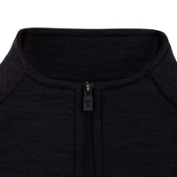 Falmouth HC - Fugi Quarter Zip Unisex Black Melange