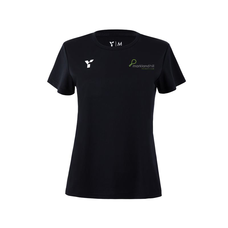 Markland Hill Racquets Club - Coach Short Sleeve Training Top Women's Black