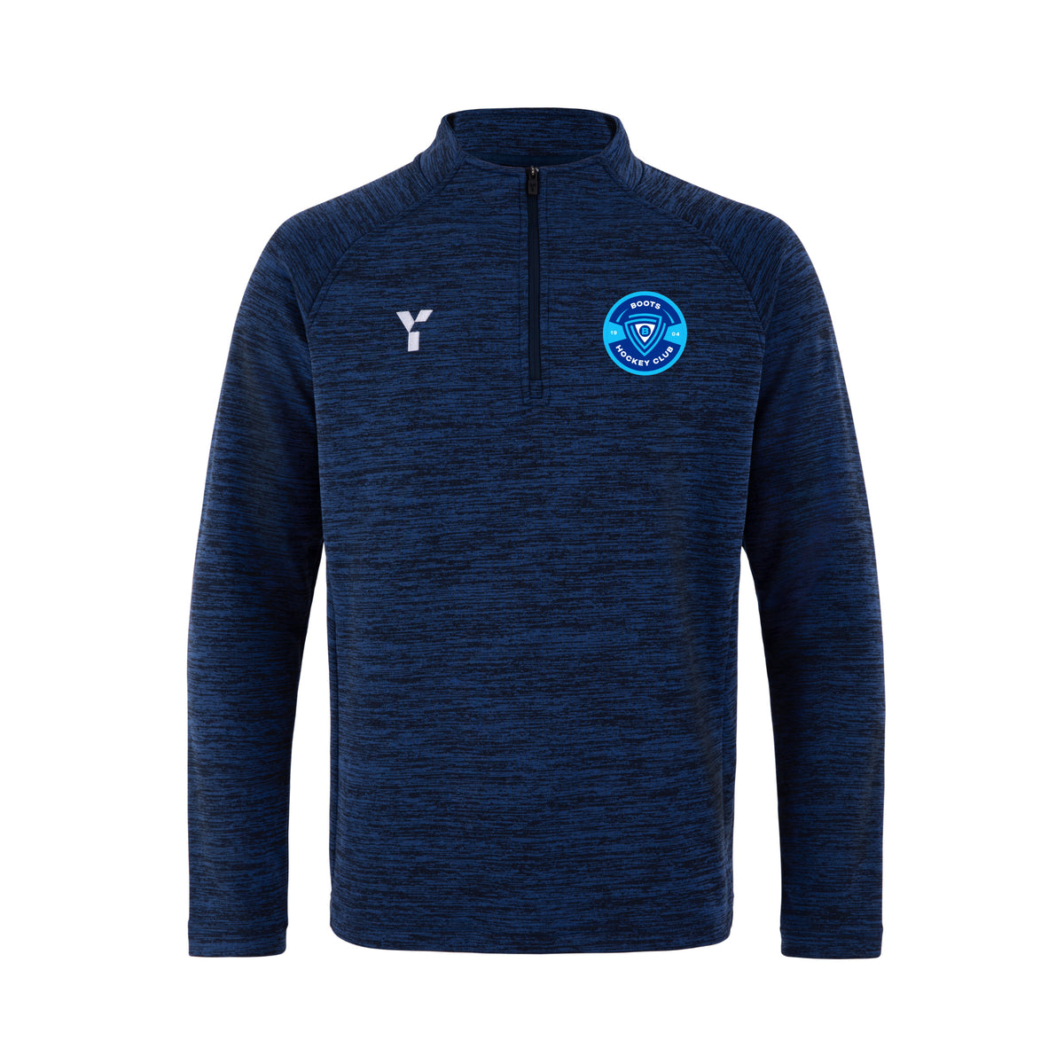 Boots HC - Fugi Quarter Zip Unisex Navy Melange club teamwear by Y1