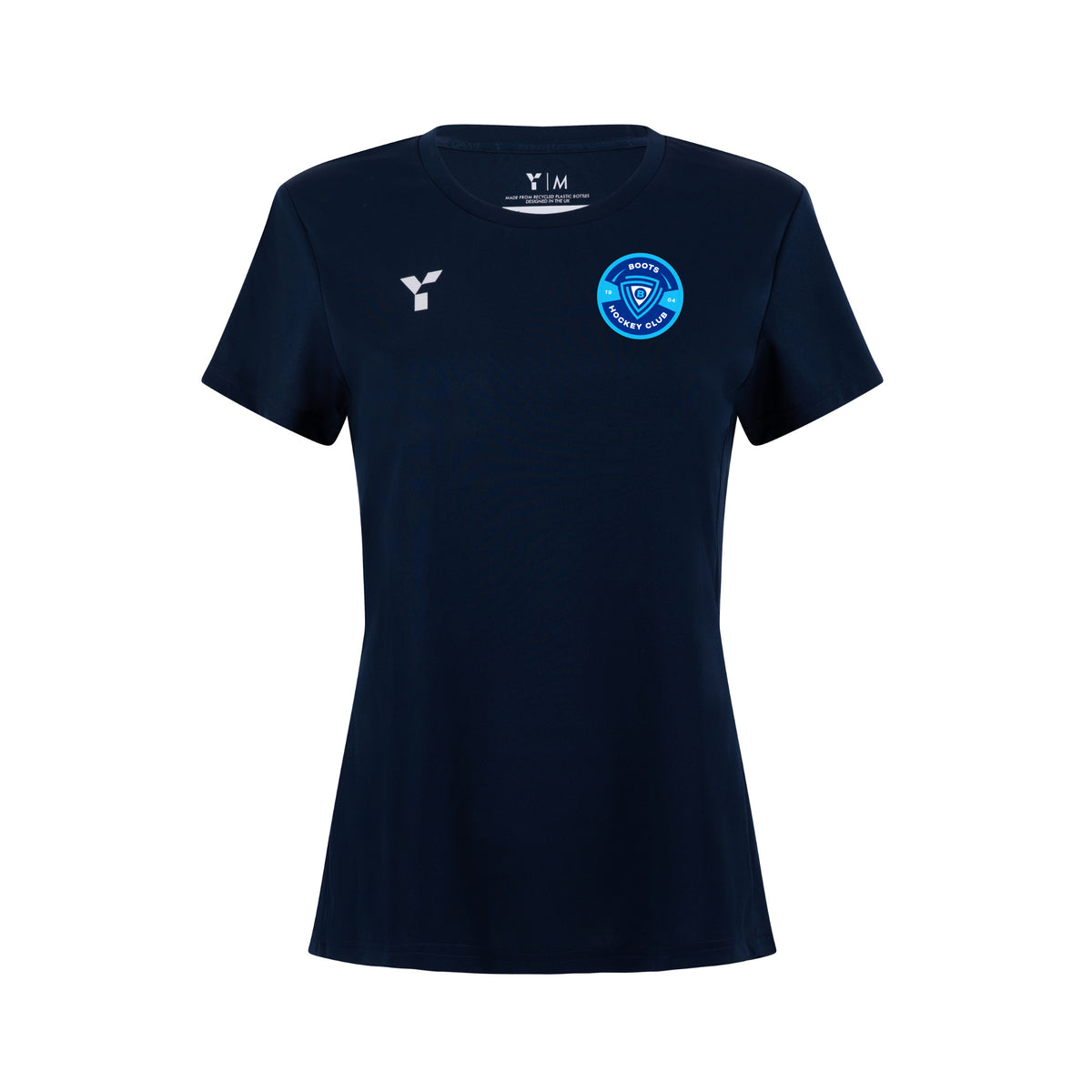 Boots HC - Short Sleeve Training Top Women's Navy club teamwear by Y1