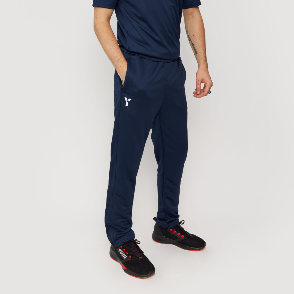 Tracksuit Bottoms Mens Navy by Y1 - view 3