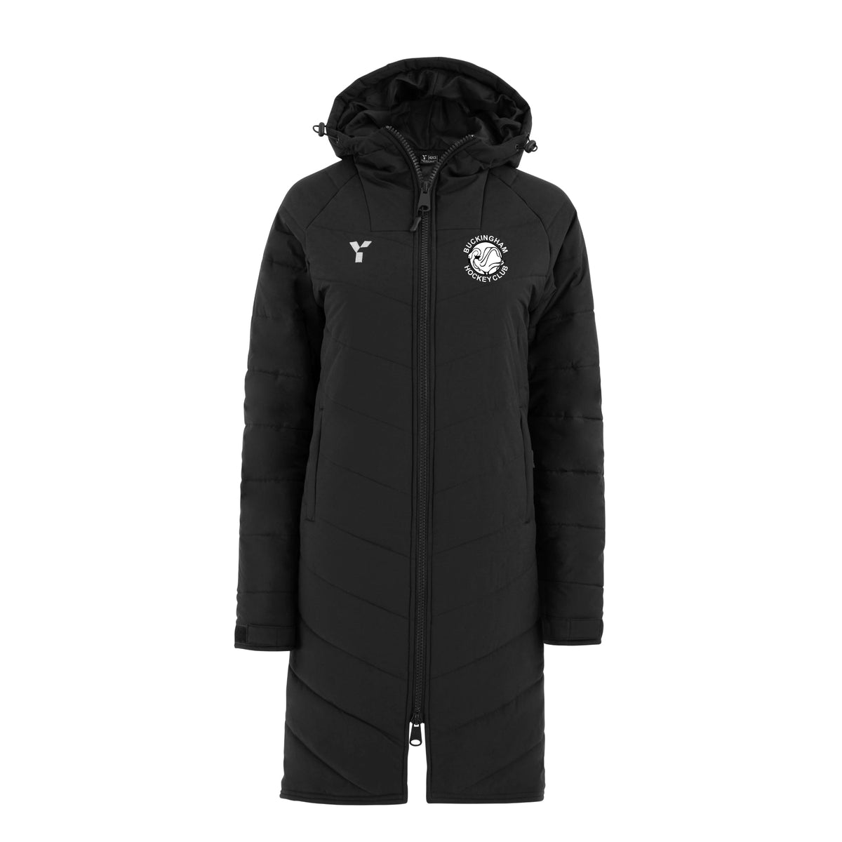 Buckingham HC - Bench Jacket Unisex Black (SALE) club teamwear by Y1