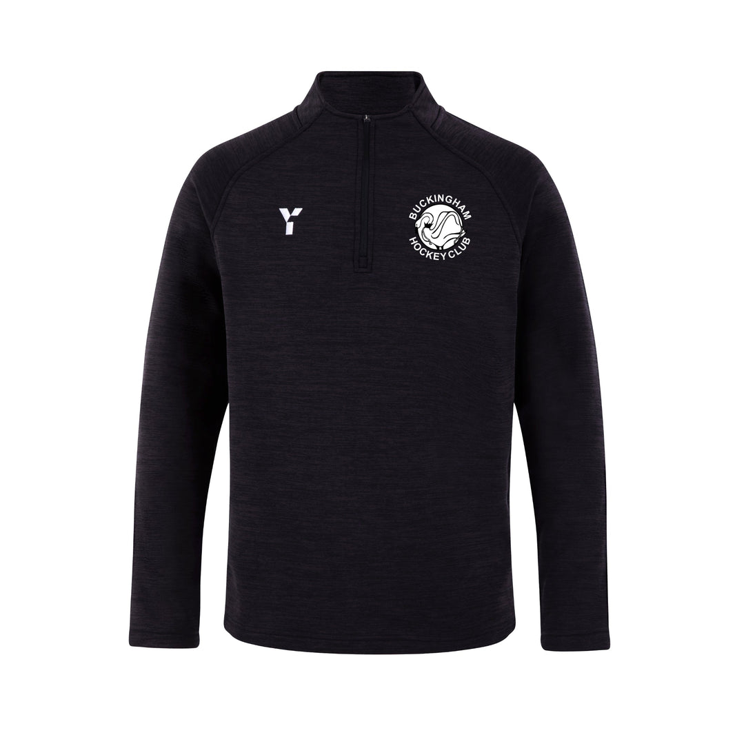 Buckingham HC - Fugi Quarter Zip Unisex Black Melange (SALE)