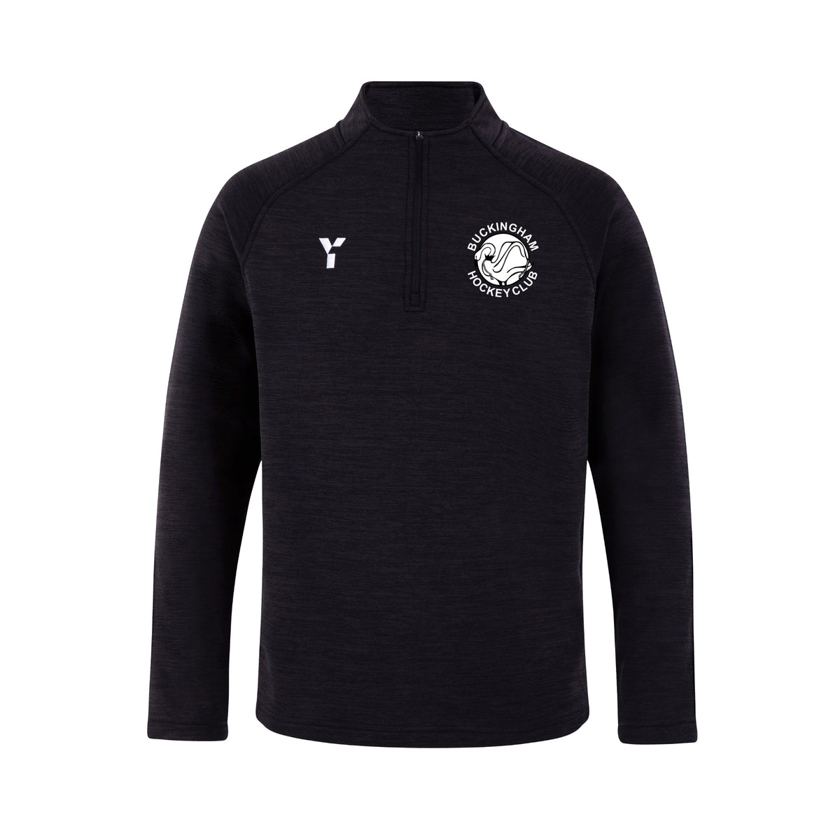 Buckingham HC - Fugi Quarter Zip Unisex Black Melange (SALE)