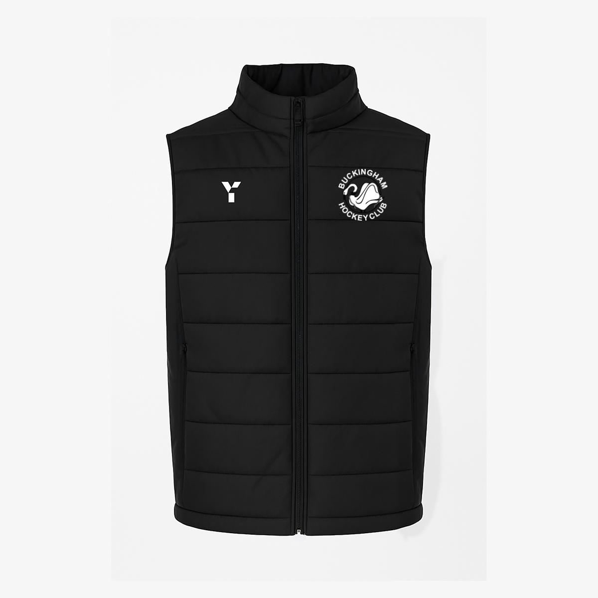 Buckingham HC - Gilet Men's Black club teamwear by Y1