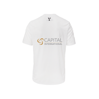 Jersey Hockey - Short Sleeve Training Top Men's White (Capital International)