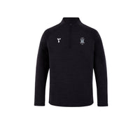 Cardiff and Met HC - Fugi Quarter Zip Unisex Black Melange