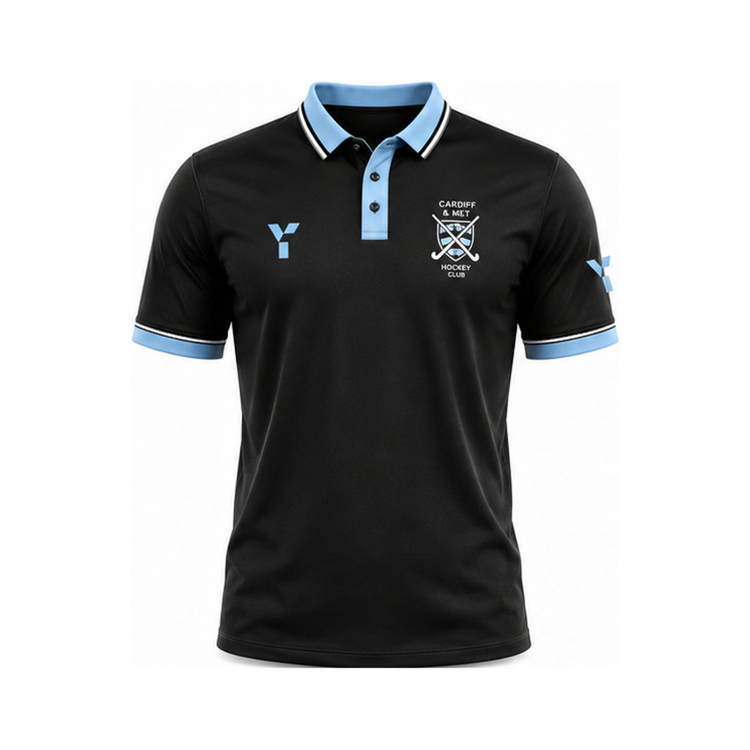 Cardiff & Met HC - Men's Playing Shirt Black [PRE-ORDER]