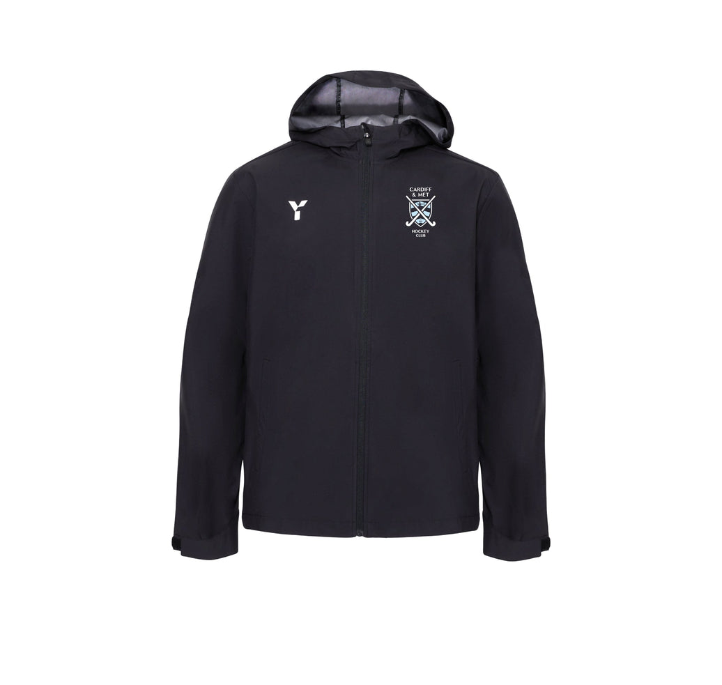 Cardiff & Met HC - Raincoat Unisex Black club teamwear by Y1