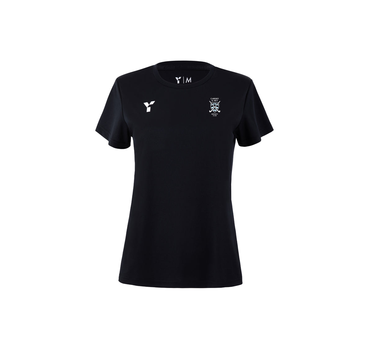 Cardiff and Met HC - Short Sleeve Training Top Women's Black
