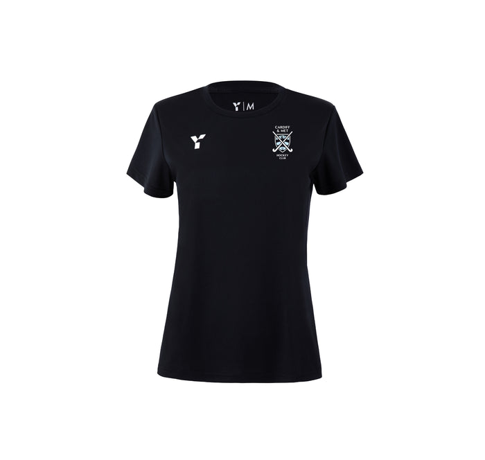 Cardiff & Met HC - Short Sleeve Training Top Women's Black