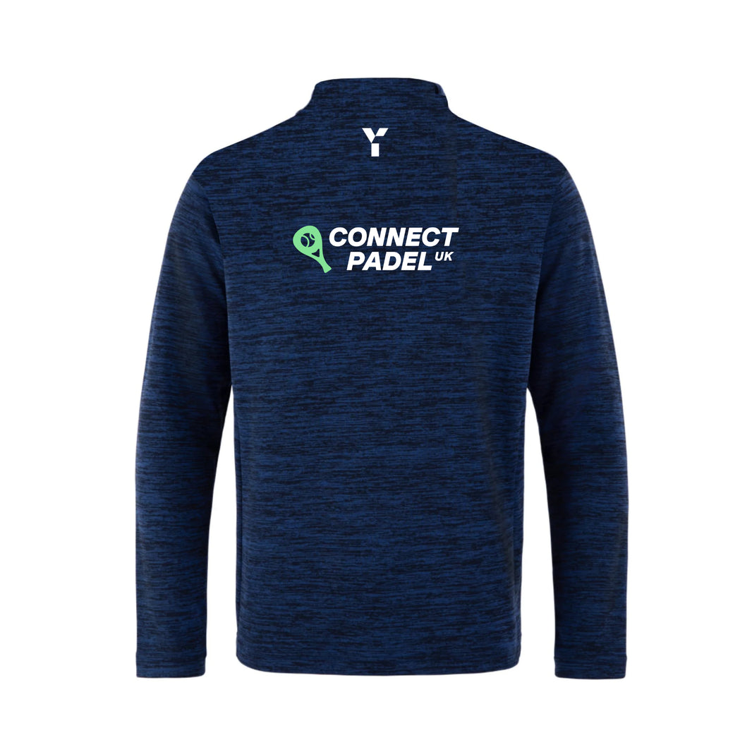 Connect Padel - Fugi Quarter Zip Unisex Navy Melange