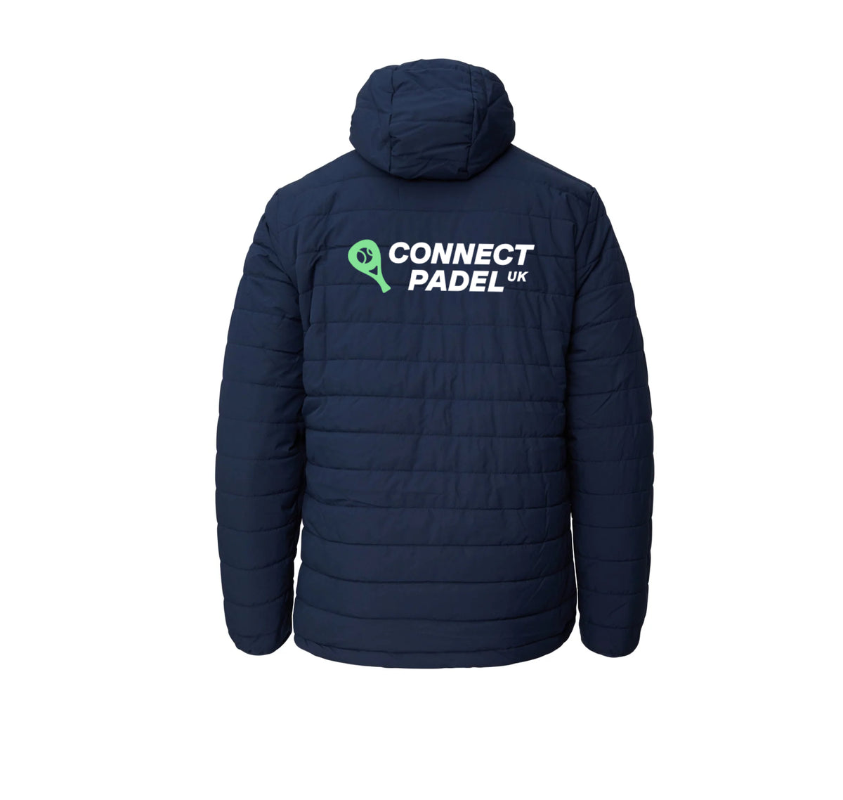 Connect Padel - Padded Jacket Unisex Navy club teamwear by Y1 - view 2