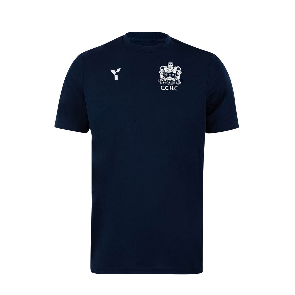Cambridge City HC - Junior Short Sleeve Training Top Unisex Navy club teamwear by Y1