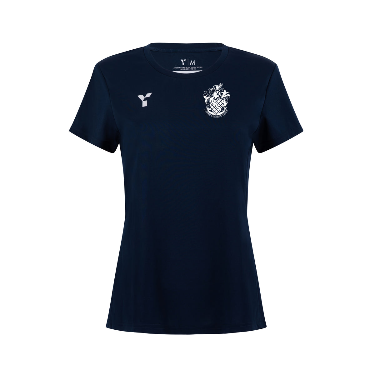 Cambridge South HC - Short Sleeve Training Top Women's Navy club teamwear by Y1