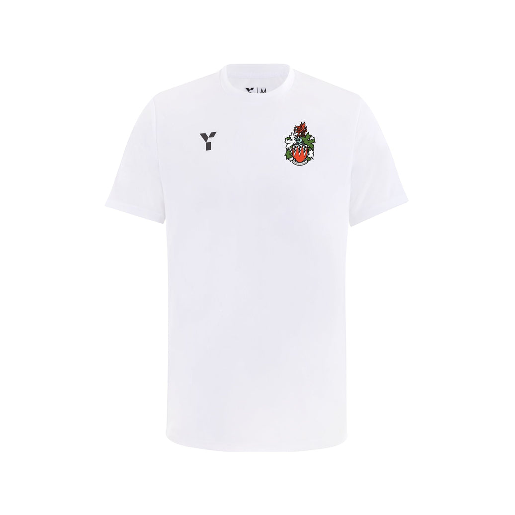 Cardiff Medics HC - Short Sleeve Training Top Men's White club teamwear by Y1