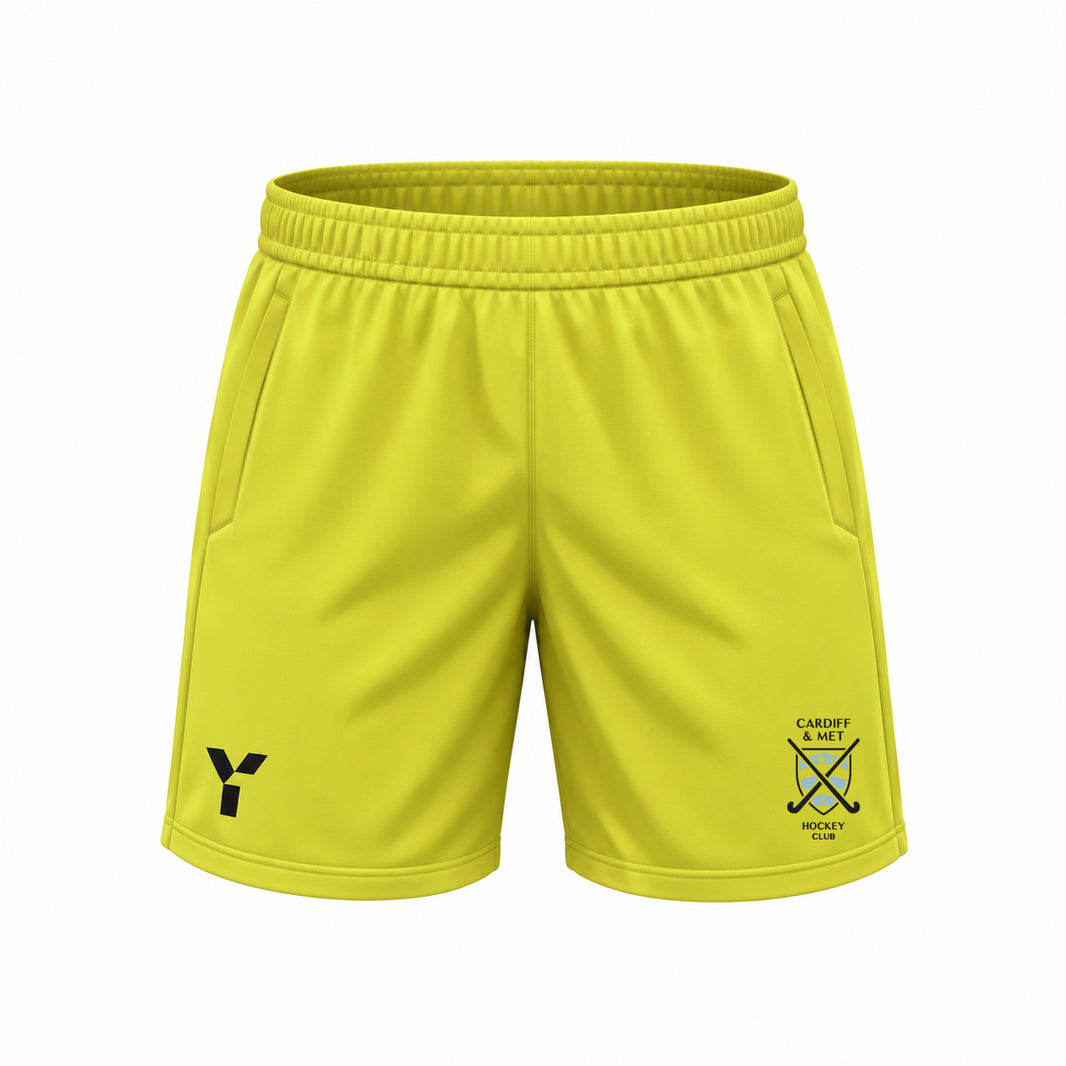 Cardiff & Met HC - GK Shorts - Yellow