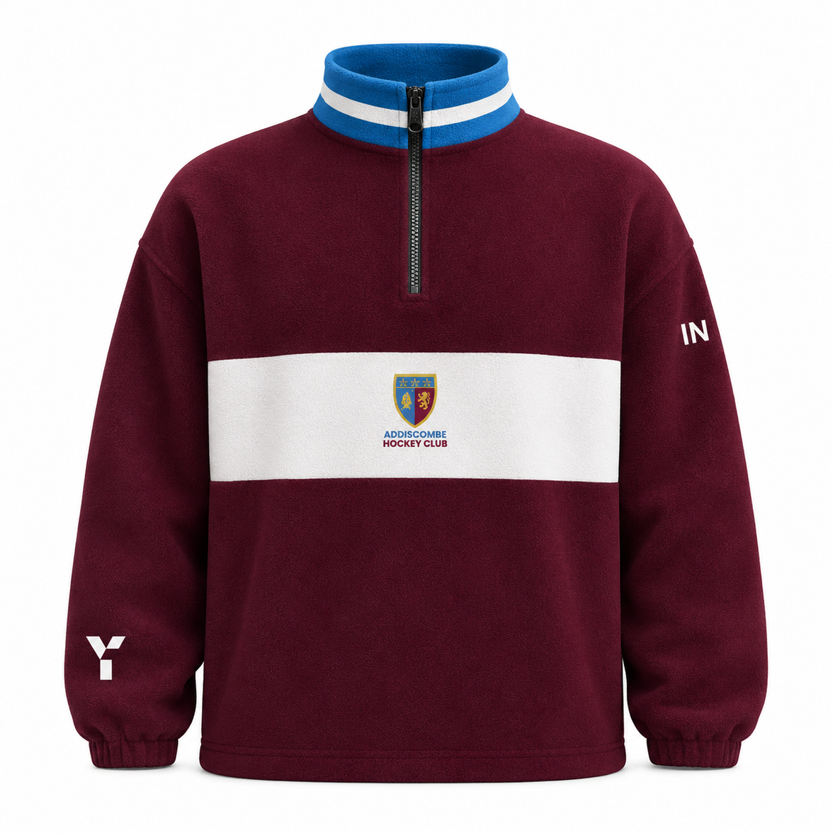 Addiscombe HC - Retro Quarter Zip - Maroon [PRE-ORDER]