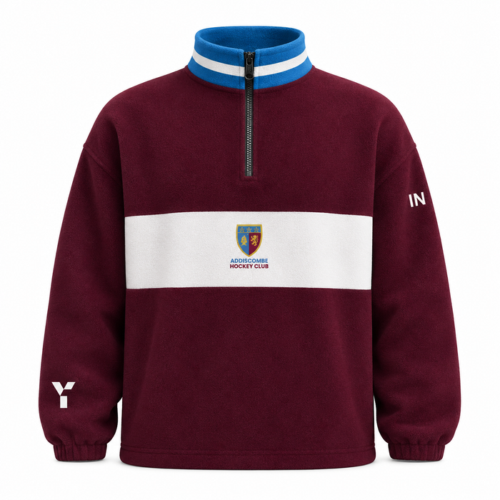 Addiscombe HC - Retro Quarter Zip - Maroon [PRE-ORDER]