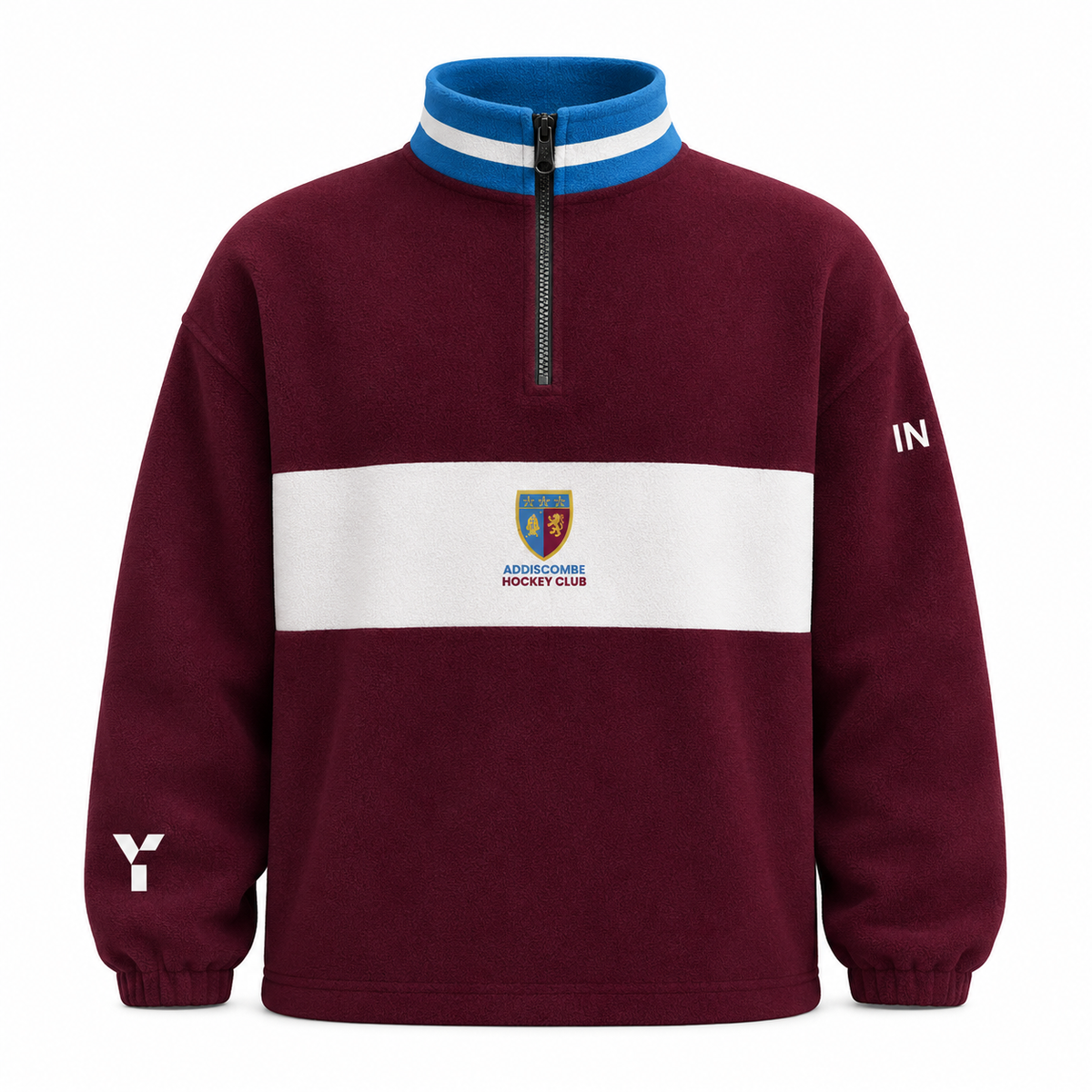 Addiscombe HC - Retro Quarter Zip - Maroon [PRE-ORDER]