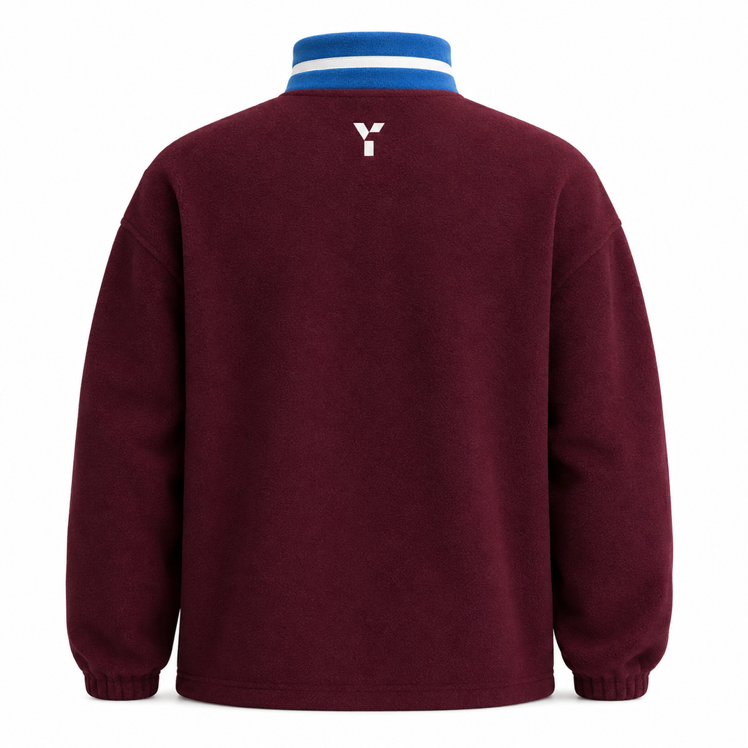 Addiscombe HC - Retro Quarter Zip - Maroon [PRE-ORDER]