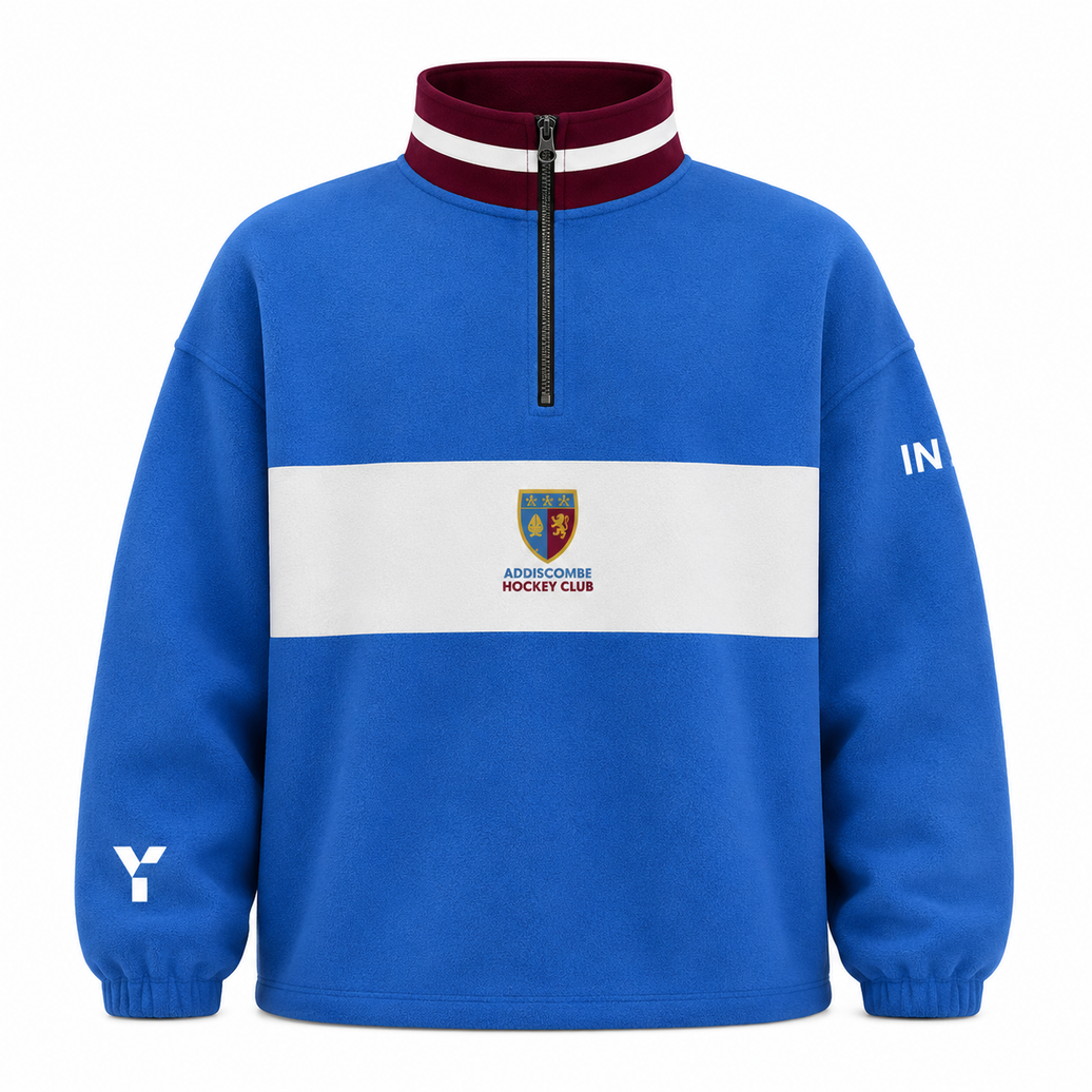 Addiscombe HC - Retro Quarter Zip - Blue [PRE-ORDER]