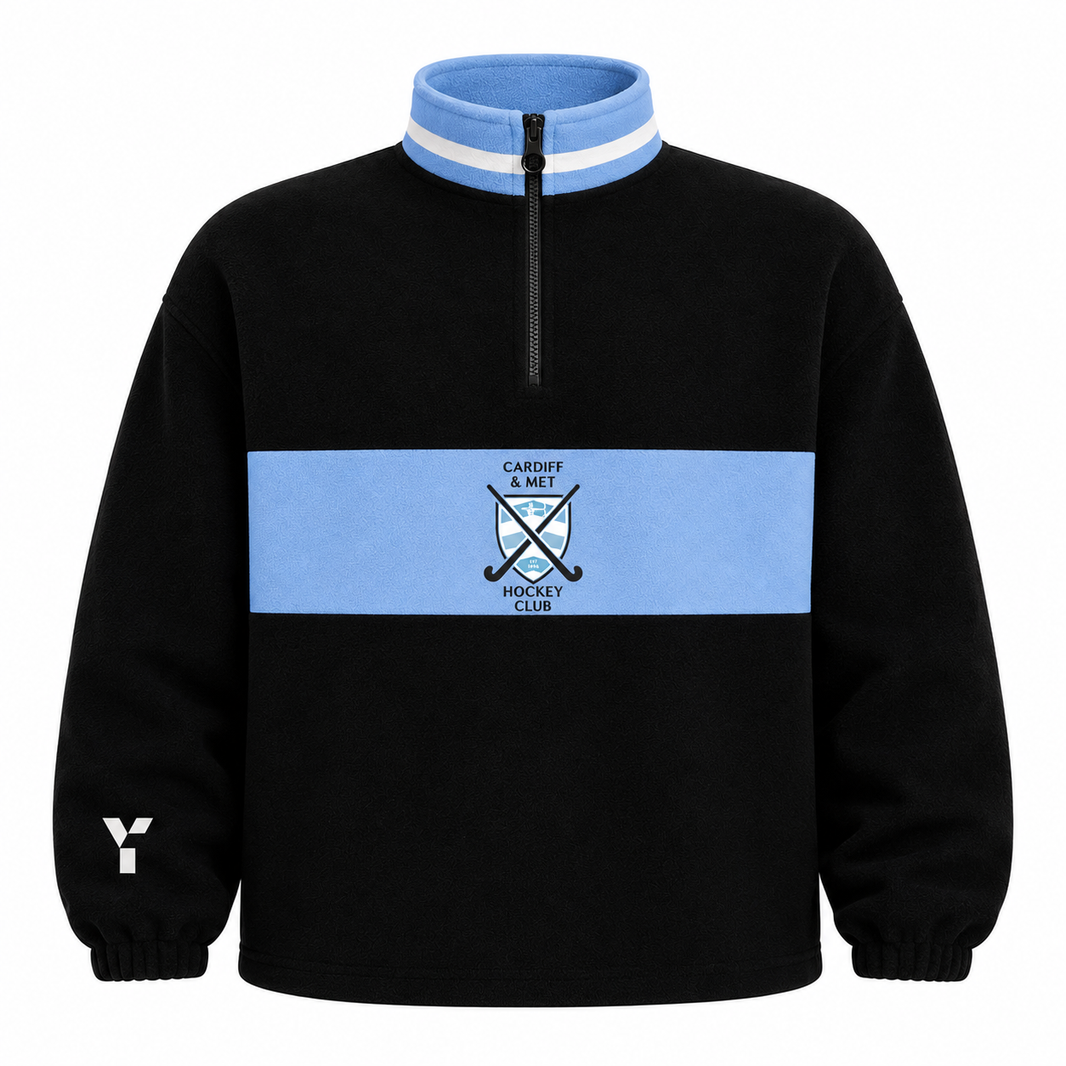 Cardiff & Met HC - Retro Quarter Zip [PRE-ORDER] (COMING SOON)