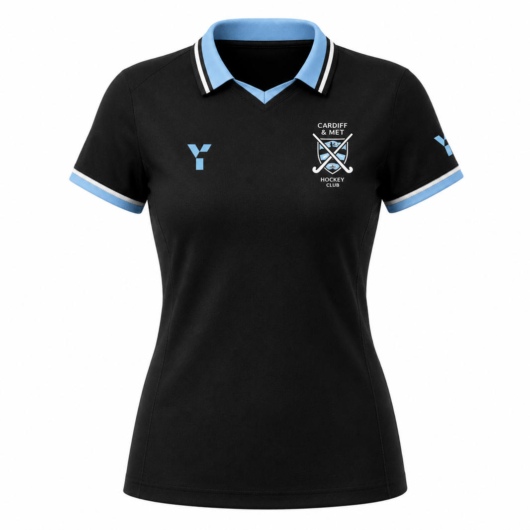 Cardiff & Met HC - Women's Playing Shirt Black [PRE-ORDER]