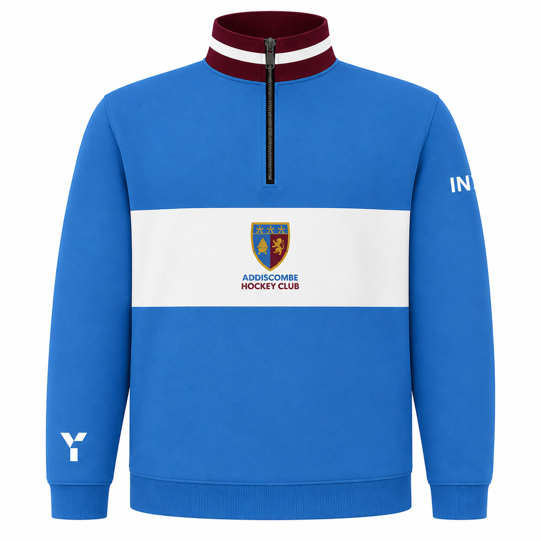 Addiscombe HC - Retro Quarter Zip - Blue [PRE-ORDER] (COMING SOON)