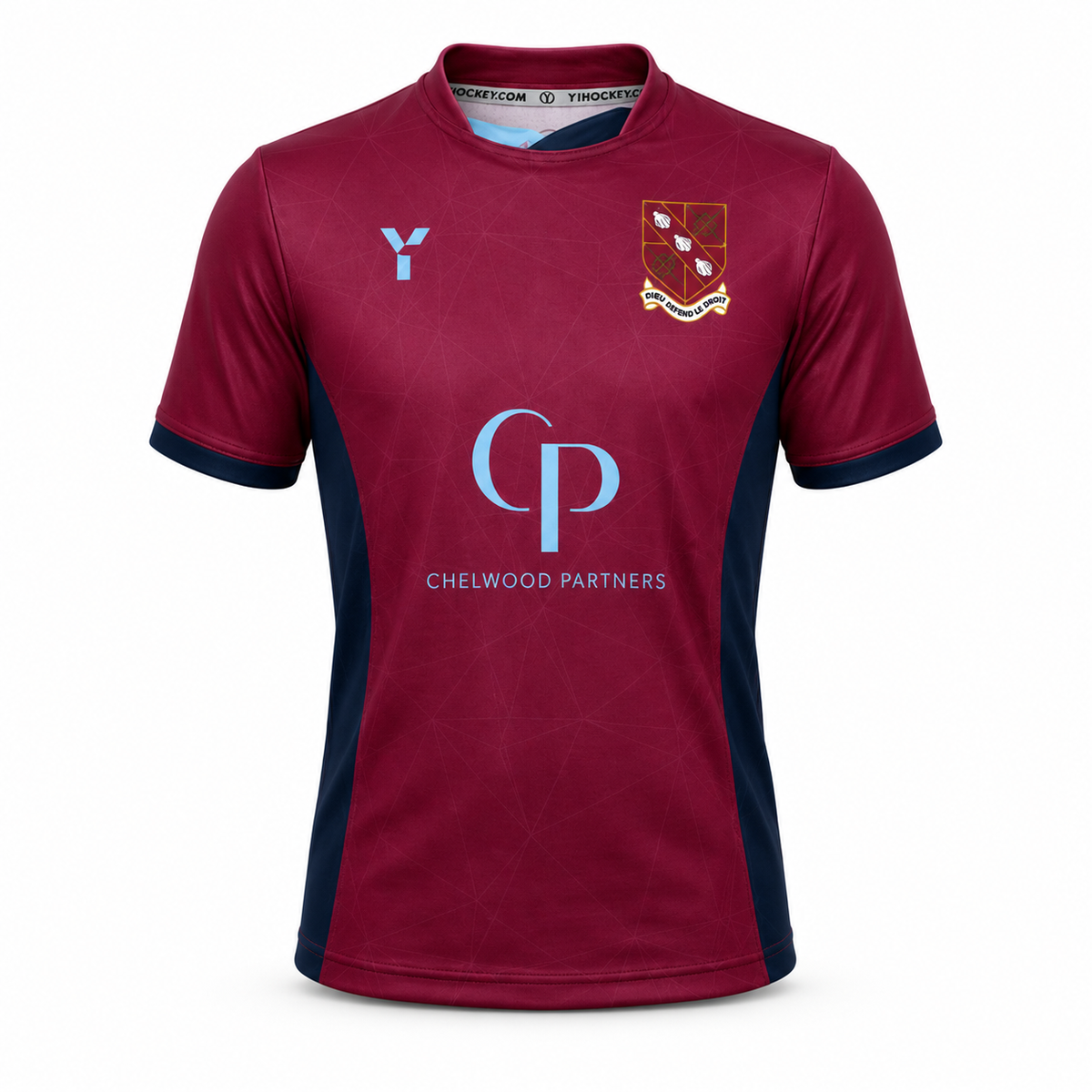 Spencer HC - Men's Playing Shirt Maroon (Home) club teamwear by Y1