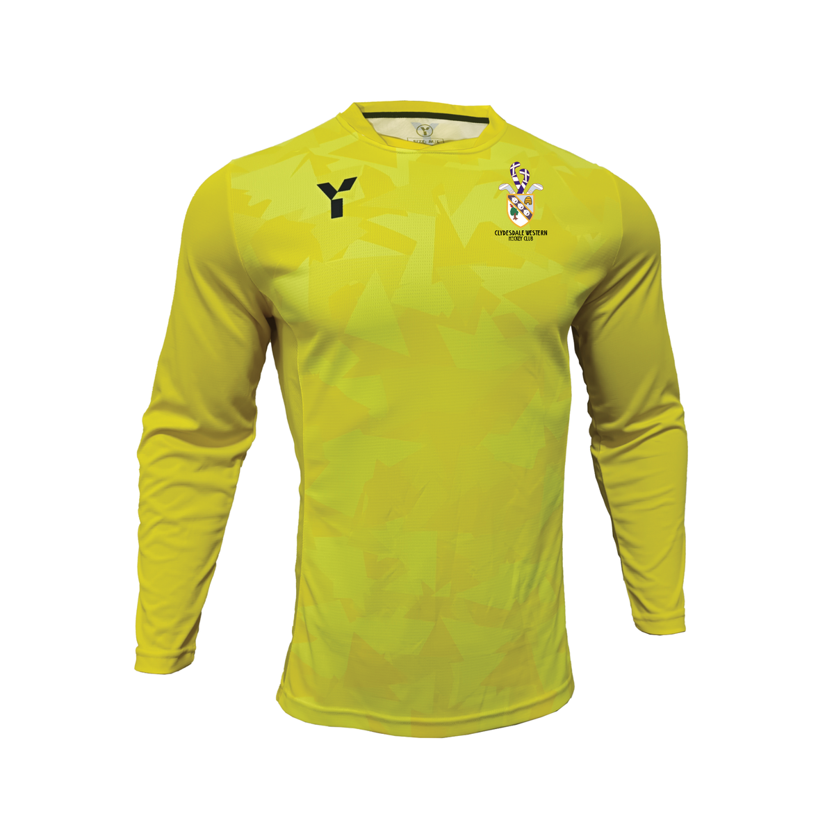 Clydesdale Western HC - GK Smock (Long Sleeve) - Yellow club teamwear by Y1