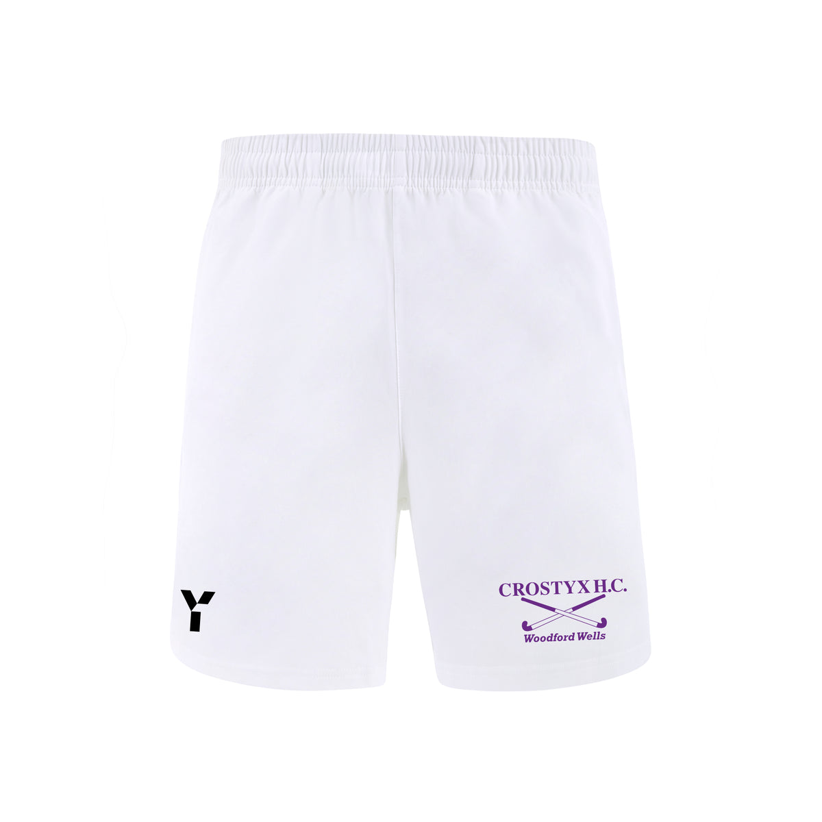 Crostyx HC - Shorts Men's White club teamwear by Y1
