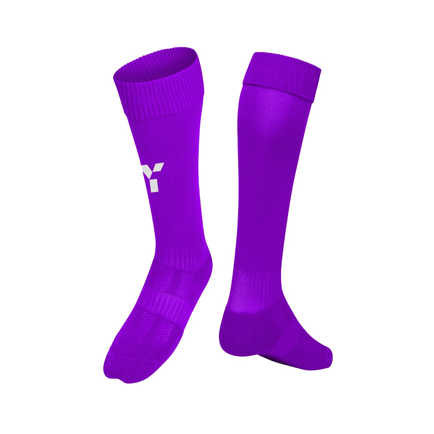 Y1 Deep Purple Playing Socks