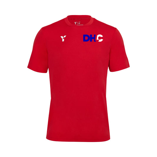 Doncaster HC - Junior Short Sleeve Training Top Unisex Red