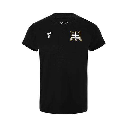 Duchy HC - Junior Short Sleeve Training Top Unisex Black