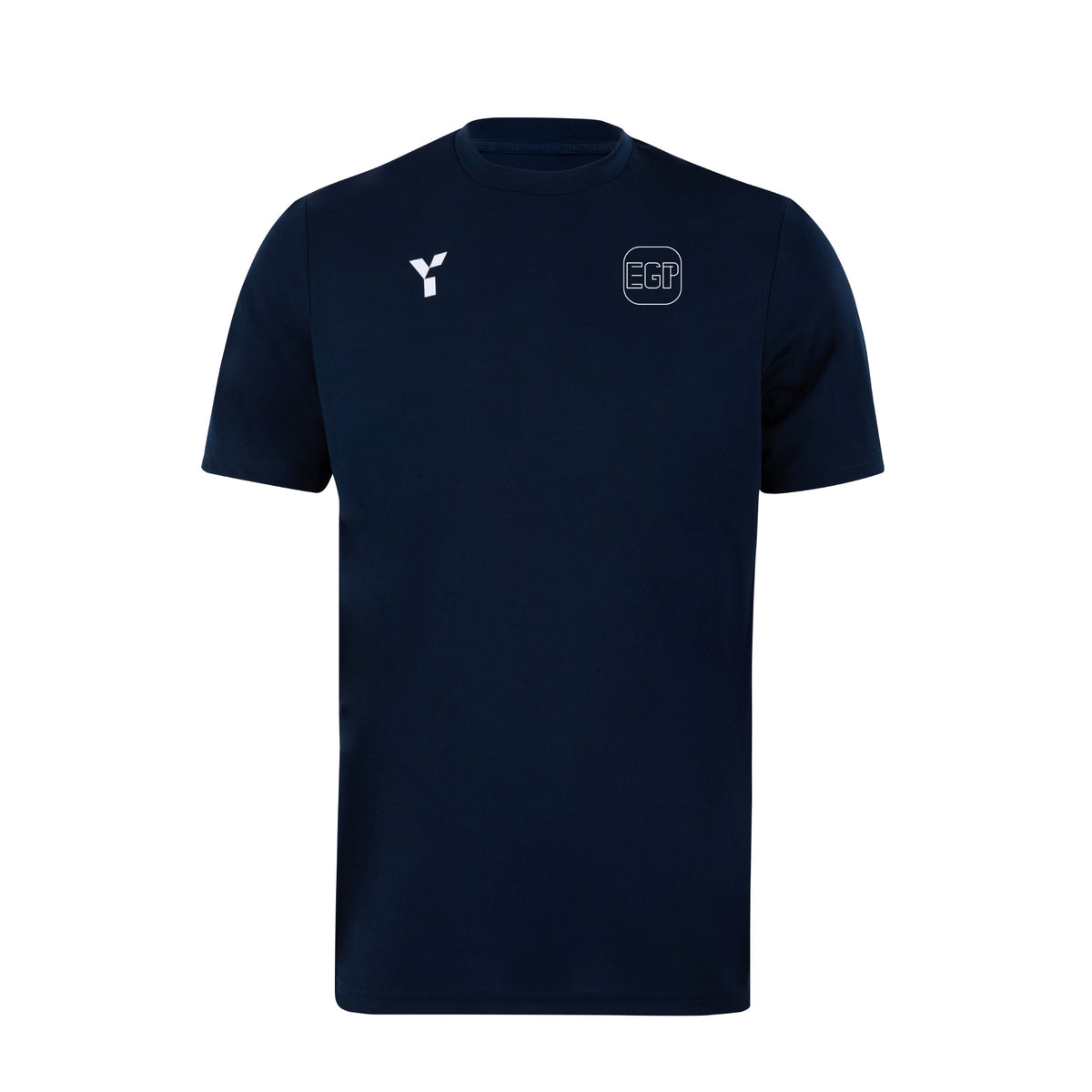 East Grinstead Padel - Short Sleeve Training Top Men's Navy club teamwear by Y1