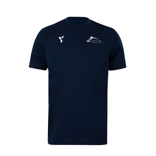 Lytham St Annes HC - Junior Short Sleeve Training Top Unisex Navy