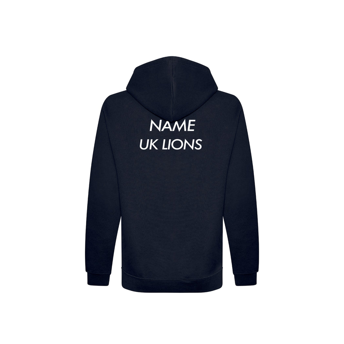 UK Lions - Cotton Hoody Unisex Navy