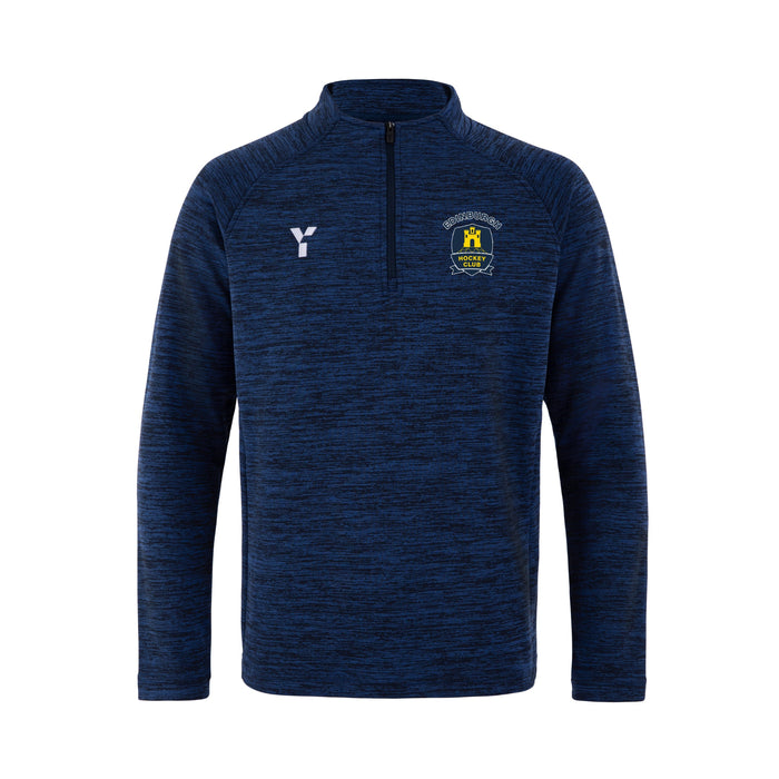 Edinburgh HC - Fugi Quarter Zip Unisex Navy Melange (SALE)